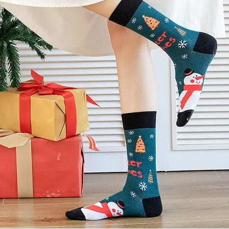 

YUNAFFT Socks for Women and Men Clearance Women s And Man s Christmas Stocking Retro Women s Socks Net Popular Socks