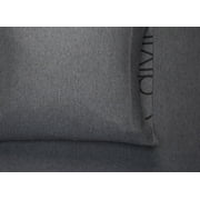 Calvin Klein Modern Cotton Body Solid Duvet Cover Charcoal, Full/Queen Size, Cotton