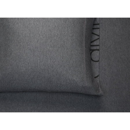 Calvin Klein Modern Cotton Body Solid Duvet Cover Charcoal, Full/Queen Size, Cotton