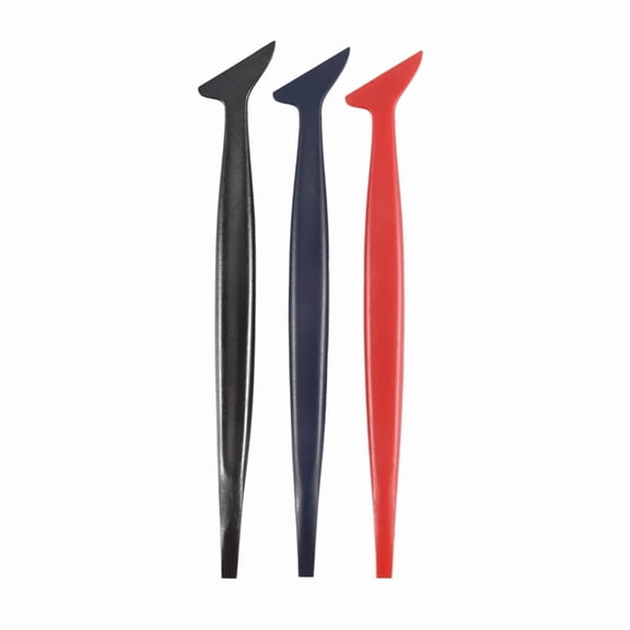 Car Wrapping Flexible Micro- Squeegee Curved Slot Tint Tool Set With Different Hardness For Installing Vehicle Wraps And Auto Stickers
