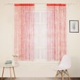 thumbnail image 2 of Rosnek Shiny Tassel Divider Sheer Curtain Multi Color Line Curtains Window Door Divider Drape Living Room Home Decor Beaded Fringe(78"x39"), 2 of 7