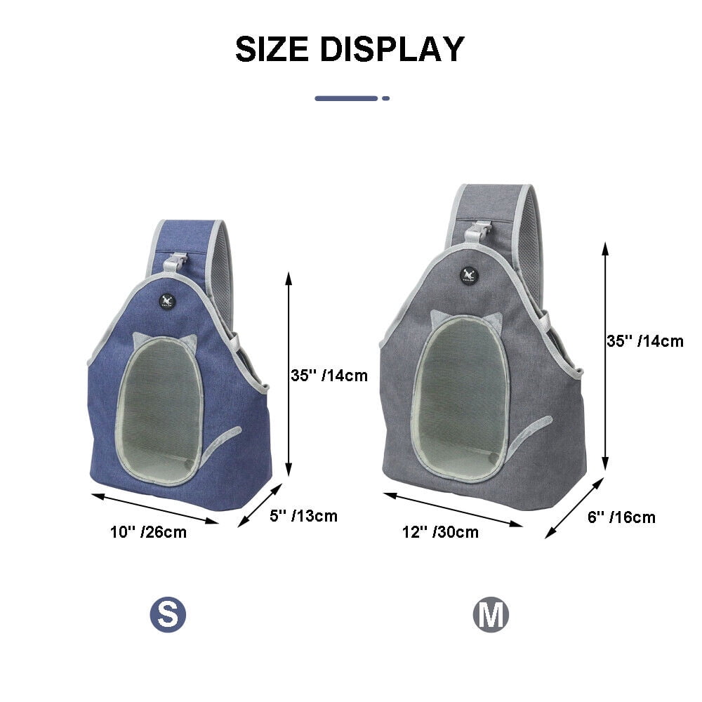 Didog Pet Carrier Backpack for Cat Dog Rabbit Front Sling Mesh Travel Shoulder Bag Breathable