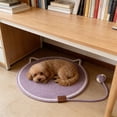 thumbnail image 5 of Yhmxh Cat Scratcher Mat, Natural Cotton Rope Cat Scratching Pad, 19.68" Round Cat Wall & Floor Scratch Pad, Durable Double - Sided Cat Scratcher, Furniture Protector for Wall, Sofa, Couch, Carpet, 5 of 7