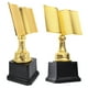 thumbnail image 3 of 2 trofeos de lectura dorados de plástico con forma de libro, trofeo grande dorado para concurso de lectura de libros, recuerdos de fiesta., 3 of 7