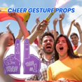 thumbnail image 3 of Visland 2 Pcs Cheer Props Number 1 Sports Finger Cheer Props Victory Game Cheering Gesture Props for Sports Events, 3 of 7