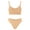 Skin, variant on Women Sexy Lingerie Set 2 Piece Female Push Up Bra and Panty Set Strappy Bralette Underwear Sleepwear Nightwear "2XL,White"