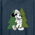 thumbnail image 3 of Mickey & Friends - Mickey Patterned Trees - Women's Lightweight French Terry Long Sleeve Shirt, 3 of 5