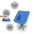 thumbnail image 2 of Four Seasons Courtyard Outdoor Compact Travel-Size Bag/Folding Chair, Blue, 2 of 6