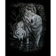 Kit d'Art de Gravure de Feuille d'Argent 8 "X10"-Loups dans les Arbres – image 2 sur 2