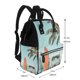 thumbnail image 2 of Easygdp Vintage Surf Van Beach para Bolsa de Bebé de Gran Capacidad con Múltiples Bolsillos, Bolsa de Pañales para Padres, Bolsa de Viaje Organizada y Elegante, 2 of 6
