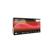 Ansell Blaze Hi-Viz Orange Nitrile Exam Gloves Powder-Free Size Medium 100/BX (N48) N482