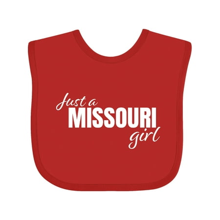 

Inktastic Just a Missouri Born and Raised Gift Baby Girl Bib