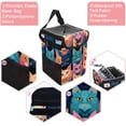 thumbnail image 2 of Cat Foldable Car Garbage Can with Lid and Leak-Proof, Hanging Storage Bag - Trash Can for Car, Car Trash Can, Mini Trash Can, 2 of 6