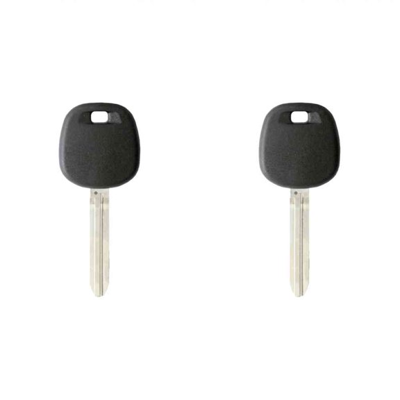 Replacement Transponder Ignition Car Key for Toyota Corolla 2009 TOY44D Part number 89785-08020 89785-60160 Chip ID TEXAS 4D 67 ("Dot" chip) Pack of 2