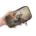 thumbnail image 2 of SEANATIVE Zipper Eyeglass Case for 2 Pairs of Glasses, Lightweight Glasses Case Dual Compartment Sunglasses Pouch Portable Travel Eyewear Holder Bag for Men Women, Chihuahua Dog Daisy Butterfly, 2 of 7