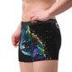 thumbnail image 2 of Balery colorful flames dinosaur Calzoncillos bóxer para hombre, ropa interior de algodón suave y transpirable con cinturilla de nailon-Medium, 2 of 5