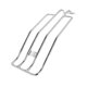 thumbnail image 3 of Portaequipajes universal para motocicleta, soporte trasero de metal para caja trasera Plata, 3 of 9