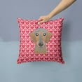 thumbnail image 2 of Wirehaired Dachshund Fabric Decorative Pillow, 2 of 4