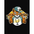 thumbnail image 2 of Camisetas para mujer Verano manga corta Tops para DeportesFunny Tiger Print Casual Sports T-shirt, Short Sleeve Crew Neck Spring & Summer Top, Women's Clothing, Baseball, Fashion Trend, Holiday Comf, 2 of 6