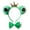 Green frog with PUC, variant on Frog Headband Cartoon Frog Furry Hair Hoop Bowtie for Stage Performences Children Cartoon Headband Photo Props
