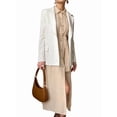 thumbnail image 2 of Women's Button Down Belted Cotton Linen Maxi Dresses Sleeveless Long Pockets Shirt Dress Khaki S, 2 of 9