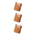 thumbnail image 4 of Cartera corta portátil Sonducket Retro PU Cuero Marrón, 4 of 6