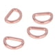 thumbnail image 3 of 10 Uds. De anillos en D, hebillas decorativas para bolsos, confiables, duraderas, brillantes, cómodas, pequeñas y compactas, para manualidades DIY, oro rosa, 3 of 5
