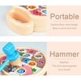 thumbnail image 4 of Juego De Martillo Eléctrico Para Niños, Juguete Interactivo Para Niños, Juegos De Desarrollo Temprano, Juguete Educativo Para Regalo Para Niños Y Niñas Yuarrent FN006913-00, 4 of 6