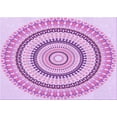 thumbnail image 1 of Ahgly Company Machine Washable Indoor Rectangle Transitional Blossom Pink Area Rugs, 2' x 3', 1 of 7