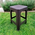thumbnail image 3 of 10 Bancos De Plástico Tipo Rattan Para Jardín O Casa Hanlob Bancos estilo Rattan, 3 of 7