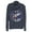 Navy Blue, variant on Junior's NASA Space Rocket  Cowl Neck Sweatshirt Black Medium