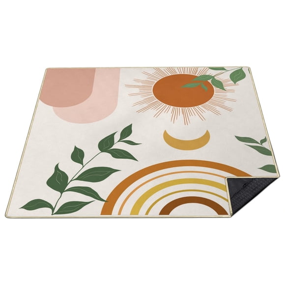 Manta de pícnic Supfitness, 203 x 203 cm, impermeable y plegable