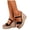 Black, variant on Womens Wedge Platform Slide Sandals Espadrilles Retro Suede Slip On Summer Slippers Open Toe Wide Width Heeled Dress Shoes Purple Size 8.5