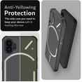 thumbnail image 5 of TUDIA SKN Nothing Phone 1 Case Anti-Yellowing Semi-Transparent Cover - Frosted Black, 5 of 8