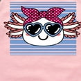 thumbnail image 3 of Instant Message - Girls Love Big Bows - Toddler & Youth Girls Raglan Graphic T-Shirt, 3 of 6