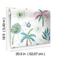 thumbnail image 6 of EttaVee Nuit Tropicale Peel & Stick Wallpaper, 6 of 21