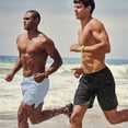 thumbnail image 3 of COOFANDY Men Bathing Suit Swimwear Square Leg Chubbies Sexy Elastic Board Short, 3 of 5