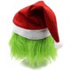 thumbnail image 4 of Navidad El Grinch Máscara de látex de cabeza completa Sombrero de Navidad para adultos Monstruo Cosplay Fiesta Disfraz Accesorios de disfraces -n687, 4 of 5