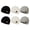 2*Black+2*White+2*Light Gray, variant on Baby Beanie 3 Pack Warm Knit Winter Hat for Toddler Boys Girls 6-36 Months