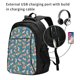 thumbnail image 2 of Easygdp Corgi with Flowers Mochila para Laptop de Viaje con Puerto USB, Mochila para Laptop con Puerto de Carga USB para Mujeres y Hombres, 2 of 7