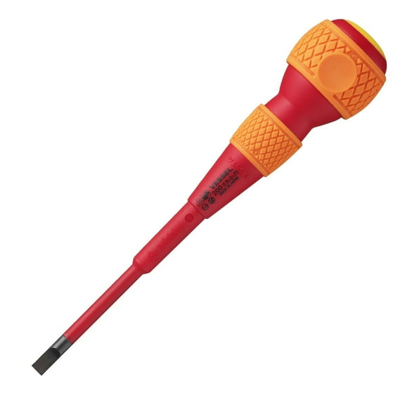 VESSEL 200S6150 - BALL GRIP Insulated Screwdriver No.200 -6x1.0x150 1EA