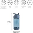 thumbnail image 3 of 3 Sprouts - Recycled Plastic Water Bottle - Blue, 3 of 10