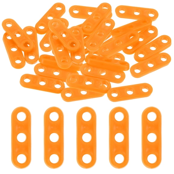 Uxcell Plastic Cord Tensioners Rope Adjuster [30PCS] - Tent Rope Tensioners for Camping [Orange]