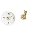 thumbnail image 1 of Reloj de pared,Reloj de pared decorativo,moderno y elegante.,Reloj de pared redondo silencioso y sin tictac,regalo,Figura de escritorio,Estante de estatua de gato para, 1 of 8