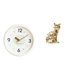 thumbnail image 1 of Reloj de pared,Reloj de pared decorativo,moderno y elegante.,Reloj de pared redondo silencioso y sin tictac,regalo,Figura de escritorio,Estante de estatua de gato para, 1 of 8