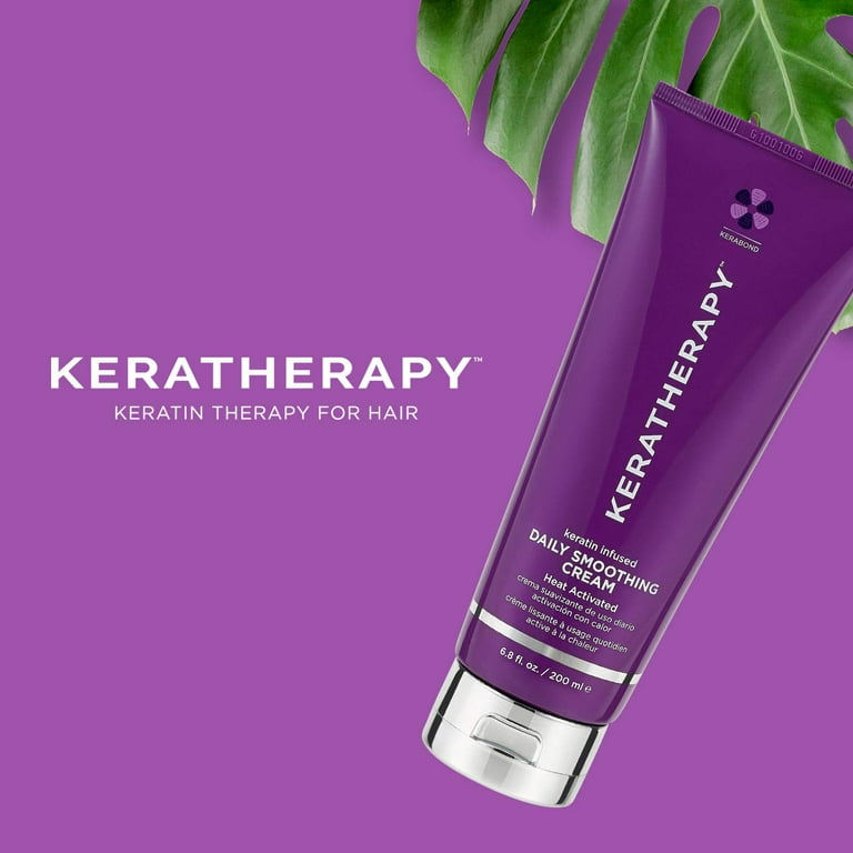 KERATHERAPY Authentic Daily Hair Treatment Smoothing Cream 6.8 Oz