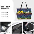 thumbnail image 3 of Easygdp Magical Mushrooms and Flowers Bolsa de Viaje de Playa de Gran Capacidad, Bolsa Tote Perfecta para la Playa, Escapadas de Fin de Semana y Viajes, 3 of 7