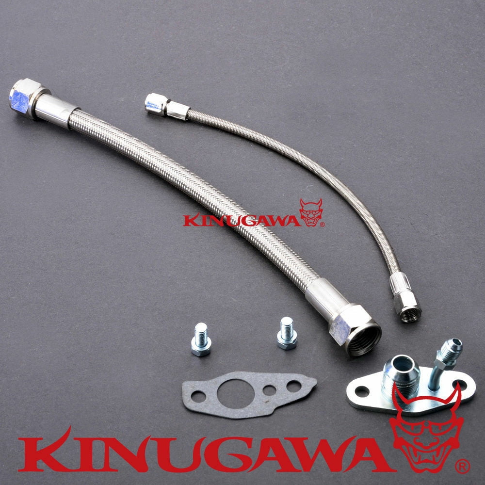 4-Piece Turbo Oil Line Kit For Chevy Cruze, Sonic, Trax & Buick Encore 1.4L 2011-2021