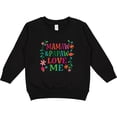 thumbnail image 2 of Inktastic Mamaw and Papaw Love Me Toddler Sweatshirt, 2 of 4