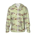 thumbnail image 1 of Fotbe Twig Sloth Chaqueta con Protección Solar UPF 50+ para Hombre y Mujer, Camisa con Capucha y Bolsillos-3X-Large, 1 of 7
